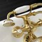 Kingston Brass KS245SB Tub Wall Mount Clawfoot Tub Faucet with Hand Shower, Brushed Brass KS245SB - alternate 2